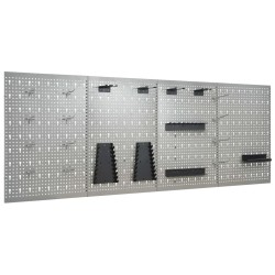 vidaXL Werkzeugwand 4 Stk. 40×58 cm Stahl