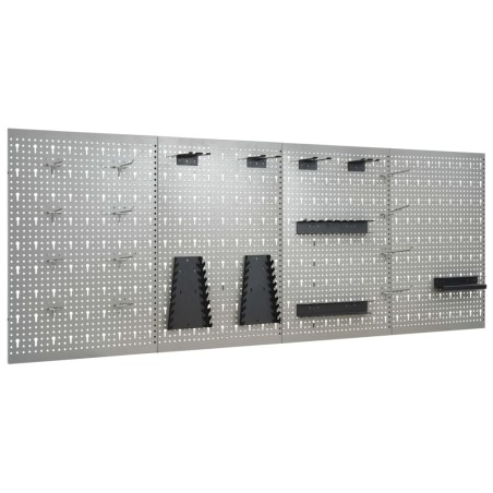 vidaXL Werkzeugwand 4 Stk. 40×58 cm Stahl