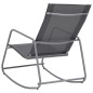 vidaXL Garten-Schaukelstuhl Grau 95x54x85 cm Textilene vidaXL Garten-Schaukelstuhl Grau 95x54x85 cm Textilene