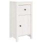 vidaXL Sideboard Weiß 40x35x80 cm Massivholz Kiefer vidaXL Sideboard Weiß 40x35x80 cm Massivholz Kiefer