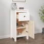 vidaXL Sideboard Weiß 40x35x80 cm Massivholz Kiefer vidaXL Sideboard Weiß 40x35x80 cm Massivholz Kiefer