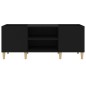 vidaXL Plattenschrank Schwarz 121x38x48 cm Holzwerkstoff vidaXL Plattenschrank Schwarz 121x38x48 cm Holzwerkstoff