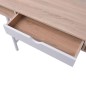 vidaXL Schreibtisch mit 1 Schublade Eiche und Weiß vidaXL Schreibtisch mit 1 Schublade Eiche und Weiß
