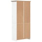 vidaXL Bücherregal 5 Fächer BODO Braun 82x40x173 cm Massivholz Kiefer vidaXL Bücherregal 5 Fächer BODO Braun 82x40x173 cm Massivholz Kiefer