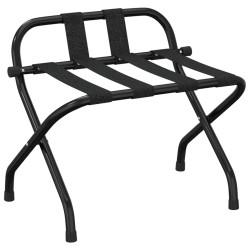 vidaXL Gepäckablage mit Rückenlehne Schwarz 56x39x52 cm 
