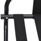 vidaXL Gepäckablage mit Rückenlehne Schwarz 56x39x52 cm vidaXL Gepäckablage mit Rückenlehne Schwarz 56x39x52 cm