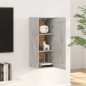 vidaXL Hängeschrank Betongrau 35x34x90 cm Holzwerkstoff vidaXL Hängeschrank Betongrau 35x34x90 cm Holzwerkstoff