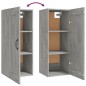 vidaXL Hängeschrank Betongrau 35x34x90 cm Holzwerkstoff vidaXL Hängeschrank Betongrau 35x34x90 cm Holzwerkstoff