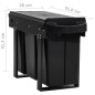 vidaXL Abfallsammler Soft-Close 36 L vidaXL Abfallsammler Soft-Close 36 L