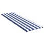 vidaXL Sonnenliegen-Auflage Blau&Weiß Gestreift Oxford-Gewebe vidaXL Sonnenliegen-Auflage Blau&Weiß Gestreift Oxford-Gewebe
