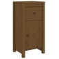 vidaXL Sideboard Honigbraun 40x35x80 cm Massivholz Kiefer vidaXL Sideboard Honigbraun 40x35x80 cm Massivholz Kiefer