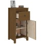 vidaXL Sideboard Honigbraun 40x35x80 cm Massivholz Kiefer vidaXL Sideboard Honigbraun 40x35x80 cm Massivholz Kiefer