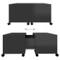 vidaXL Couchtisch Hochglanz-Schwarz 75x75x38 cm Holzwerkstoff vidaXL Couchtisch Hochglanz-Schwarz 75x75x38 cm Holzwerkstoff