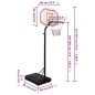 vidaXL Basketballständer Weiß 237-307 cm Polyethylen vidaXL Basketballständer Weiß 237-307 cm Polyethylen