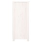 vidaXL Sideboard Weiß 70x35x80 cm Massivholz Kiefer vidaXL Sideboard Weiß 70x35x80 cm Massivholz Kiefer