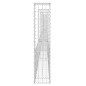 vidaXL Gabionenkorb U-Form mit 7 Säulen Eisen 740x20x100 cm vidaXL Gabionenkorb U-Form mit 7 Säulen Eisen 740x20x100 cm