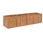 vidaXL Garten-Hochbeet 200 x 50 x 50 cm Massivholz Teak vidaXL Garten-Hochbeet 200 x 50 x 50 cm Massivholz Teak