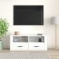vidaXL TV-Schrank Hochglanz-Weiß 100x35x40 cm Holzwerkstoff vidaXL TV-Schrank Hochglanz-Weiß 100x35x40 cm Holzwerkstoff