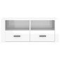vidaXL TV-Schrank Hochglanz-Weiß 100x35x40 cm Holzwerkstoff vidaXL TV-Schrank Hochglanz-Weiß 100x35x40 cm Holzwerkstoff