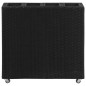vidaXL Garten-Hochbeet mit 4 Töpfen 80x22x79 cm Poly Rattan Schwarz vidaXL Garten-Hochbeet mit 4 Töpfen 80x22x79 cm Poly Rattan Schwarz