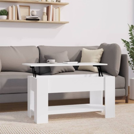 vidaXL Couchtisch Weiß 101x49x52 cm Holzwerkstoff