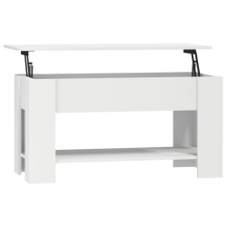 vidaXL Couchtisch Weiß 101x49x52 cm Holzwerkstoff