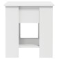 vidaXL Couchtisch Weiß 101x49x52 cm Holzwerkstoff vidaXL Couchtisch Weiß 101x49x52 cm Holzwerkstoff