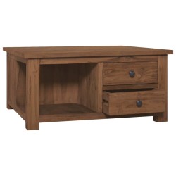vidaXL Couchtisch 68x68x33 cm Teak Massivholz