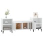 vidaXL TV-Schrank Hochglanz-Weiß 160x35x55 cm Holzwerkstoff vidaXL TV-Schrank Hochglanz-Weiß 160x35x55 cm Holzwerkstoff