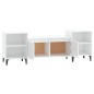 vidaXL TV-Schrank Hochglanz-Weiß 160x35x55 cm Holzwerkstoff vidaXL TV-Schrank Hochglanz-Weiß 160x35x55 cm Holzwerkstoff
