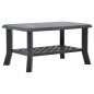 vidaXL Couchtisch Anthrazit 90x60x46 cm Kunststoff vidaXL Couchtisch Anthrazit 90x60x46 cm Kunststoff