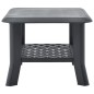 vidaXL Couchtisch Anthrazit 90x60x46 cm Kunststoff vidaXL Couchtisch Anthrazit 90x60x46 cm Kunststoff