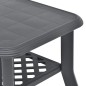 vidaXL Couchtisch Anthrazit 90x60x46 cm Kunststoff vidaXL Couchtisch Anthrazit 90x60x46 cm Kunststoff