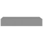 vidaXL Wand-Schubladenregale 2 Stk. Grau 60x23,5x10 cm MDF vidaXL Wand-Schubladenregale 2 Stk. Grau 60x23,5x10 cm MDF