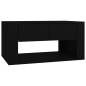 vidaXL Couchtisch Schwarz 80x50x40 cm Holzwerkstoff vidaXL Couchtisch Schwarz 80x50x40 cm Holzwerkstoff