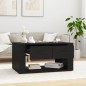 vidaXL Couchtisch Schwarz 80x50x40 cm Holzwerkstoff vidaXL Couchtisch Schwarz 80x50x40 cm Holzwerkstoff