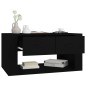 vidaXL Couchtisch Schwarz 80x50x40 cm Holzwerkstoff vidaXL Couchtisch Schwarz 80x50x40 cm Holzwerkstoff