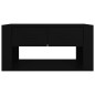 vidaXL Couchtisch Schwarz 80x50x40 cm Holzwerkstoff vidaXL Couchtisch Schwarz 80x50x40 cm Holzwerkstoff