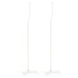 vidaXL Lautsprecherständer 2 Stk. Universal Weiß 19x19x82-104 cm Stahl vidaXL Lautsprecherständer 2 Stk. Universal Weiß 19x19x82-104 cm Stahl