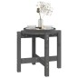 vidaXL Couchtisch Grau Ø 52,5x45 cm Massivholz Kiefer vidaXL Couchtisch Grau Ø 52,5x45 cm Massivholz Kiefer