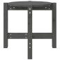 vidaXL Couchtisch Grau Ø 52,5x45 cm Massivholz Kiefer vidaXL Couchtisch Grau Ø 52,5x45 cm Massivholz Kiefer