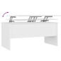 vidaXL Couchtisch Weiß 102x50,5x46,5 cm Holzwerkstoff vidaXL Couchtisch Weiß 102x50,5x46,5 cm Holzwerkstoff