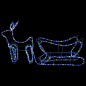 vidaXL Weihnachtsdekoration Rentiere und Schlitten Outdoor 252 LEDs vidaXL Weihnachtsdekoration Rentiere und Schlitten Outdoor 252 LEDs