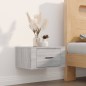 vidaXL Wand-Nachttische 2 Stk. Grau Sonoma 50x36x25 cm vidaXL Wand-Nachttische 2 Stk. Grau Sonoma 50x36x25 cm