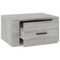 vidaXL Wand-Nachttische 2 Stk. Grau Sonoma 50x36x25 cm vidaXL Wand-Nachttische 2 Stk. Grau Sonoma 50x36x25 cm