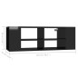 vidaXL TV-Wandschrank Hochglanz-Schwarz 102x35x35 cm Holzwerkstoff vidaXL TV-Wandschrank Hochglanz-Schwarz 102x35x35 cm Holzwerkstoff