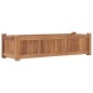 vidaXL Hochbeet 100x30x25 cm Massivholz Teak vidaXL Hochbeet 100x30x25 cm Massivholz Teak