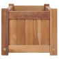 vidaXL Hochbeet 100x30x25 cm Massivholz Teak vidaXL Hochbeet 100x30x25 cm Massivholz Teak