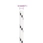 vidaXL Bootsseil Geflochten Weiß 12 mmx100 m Polyester vidaXL Bootsseil Geflochten Weiß 12 mmx100 m Polyester
