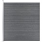 vidaXL Gartenzaun WPC 175x186 cm Grau vidaXL Gartenzaun WPC 175x186 cm Grau